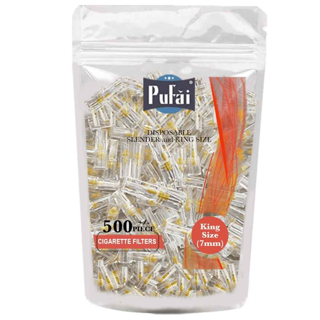 PUFAI Slender Cigarette Filters 7 mm 500 Pieces