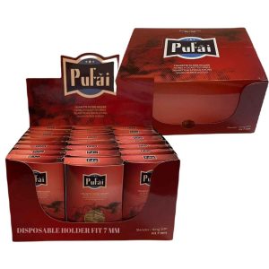 PUFAI Slender Cigarette Filters 7 mm 720 Pieces – 24 Red Boxes