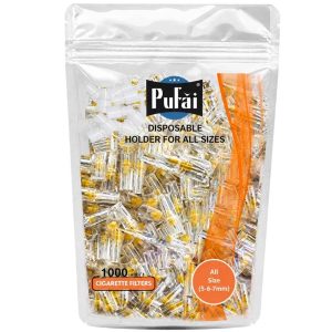 PUFAI Cigarette Filter Holders 5–7 mm Slim & Slender 1000 Pieces