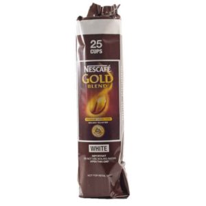 Nescafé Gold Blend 73mm In-Cup White Coffee – 25 Cups