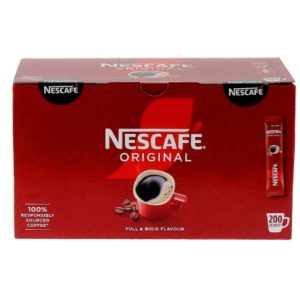 Nescafé Original Coffee Stick Sachets – 200 Pack
