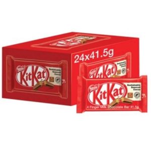 Nestle KitKat Four Finger Milk Chocolate – 24 Pack