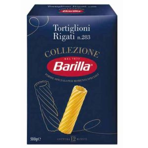 Barilla Tortiglioni Pasta 500g – Italian Tube Pasta