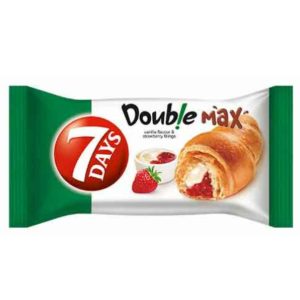 7 Days Double Croissant Vanilla & Strawberry 80g