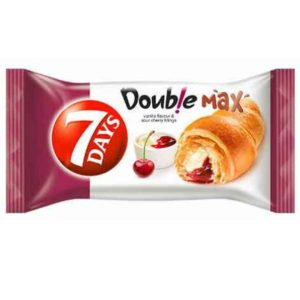 7 Days Double Croissant Vanilla & Sour Cherry 80g