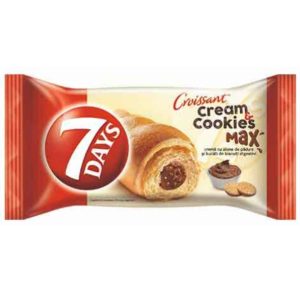 7 Days Hazelnut Cream & Cookies Croissant 80g