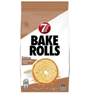 7 Days Mushroom & Cream Bake Rolls 80g – Bread Snacks