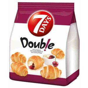 7 Days Double Mini Croissants Sour Cherry & Vanilla 185g