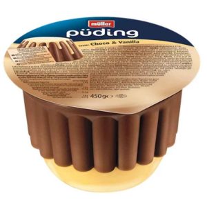 Müller Pudding Choco with Vanilla Dessert 450g