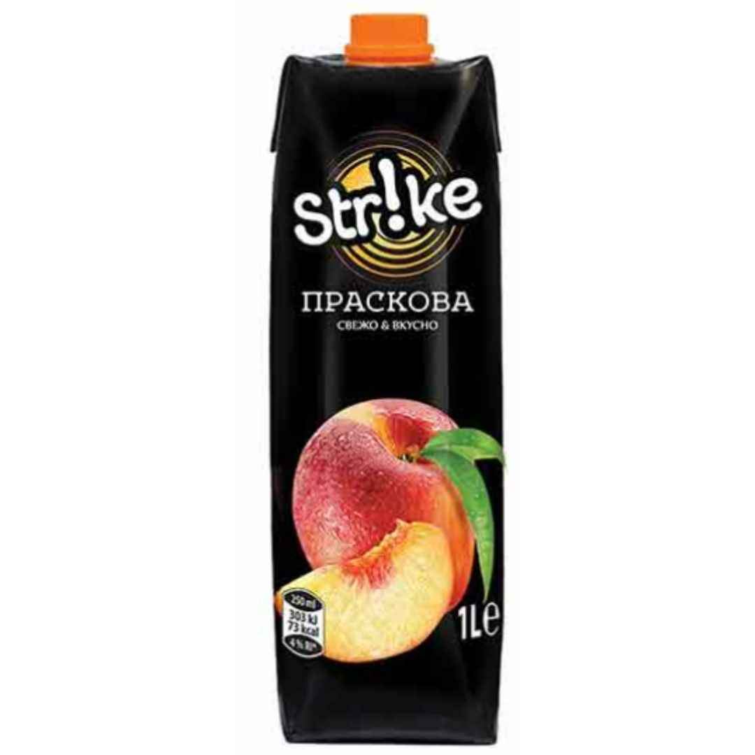 Strike Peach Fruit Drink 1L