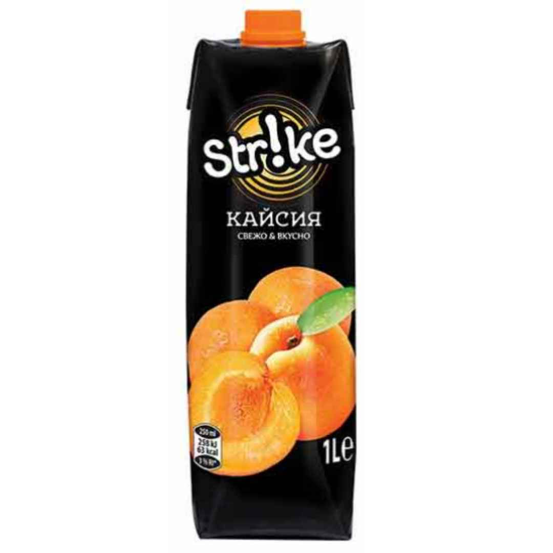 Strike Apricot Fruit Drink 1L