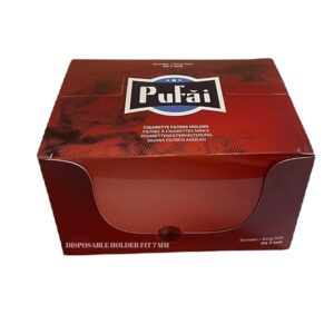 Pufai Wiederverwendbare Zigarettenfilter Halter Kompatibel 7mm Slim King Size 720 Stück 24 Boxen Rot - Image 3