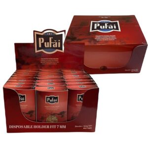 Pufai Wiederverwendbare Zigarettenfilter Halter Kompatibel 7mm Slim King Size 720 Stück 24 Boxen Rot
